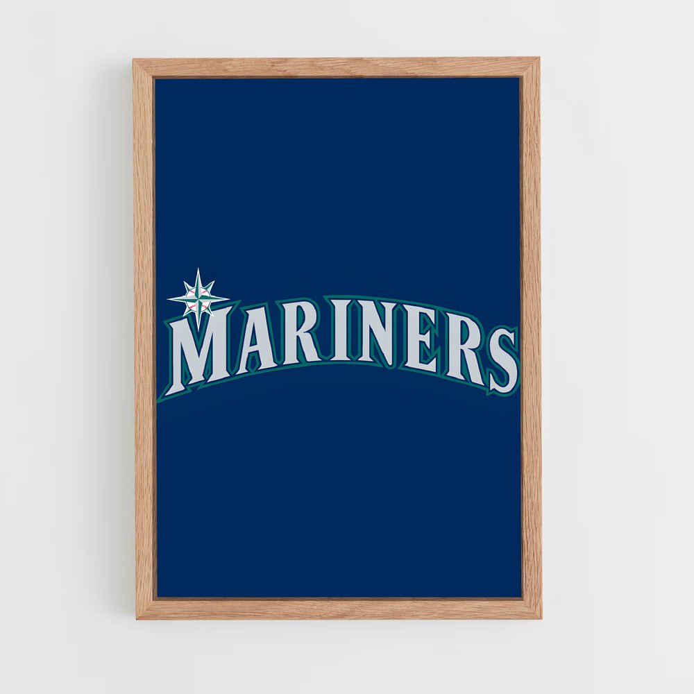 Poster Seattle de mariners – affiche Baseball (vue 4)